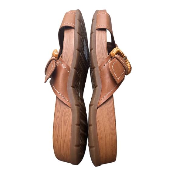 Clarks‎ Collection Reileigh Bay Woman's Sandals Cinnamont Leathear Size 11 - Picture 7 of 8